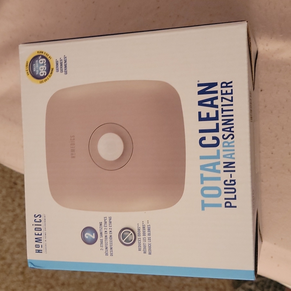 - HOMEDICS  PLUG IN AIR SANITIZER